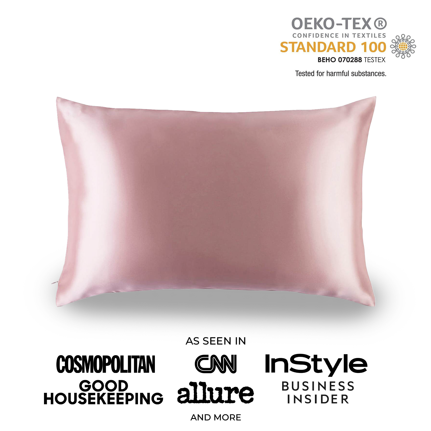 Silk Pillowcase Pink - Monday Silks NZ