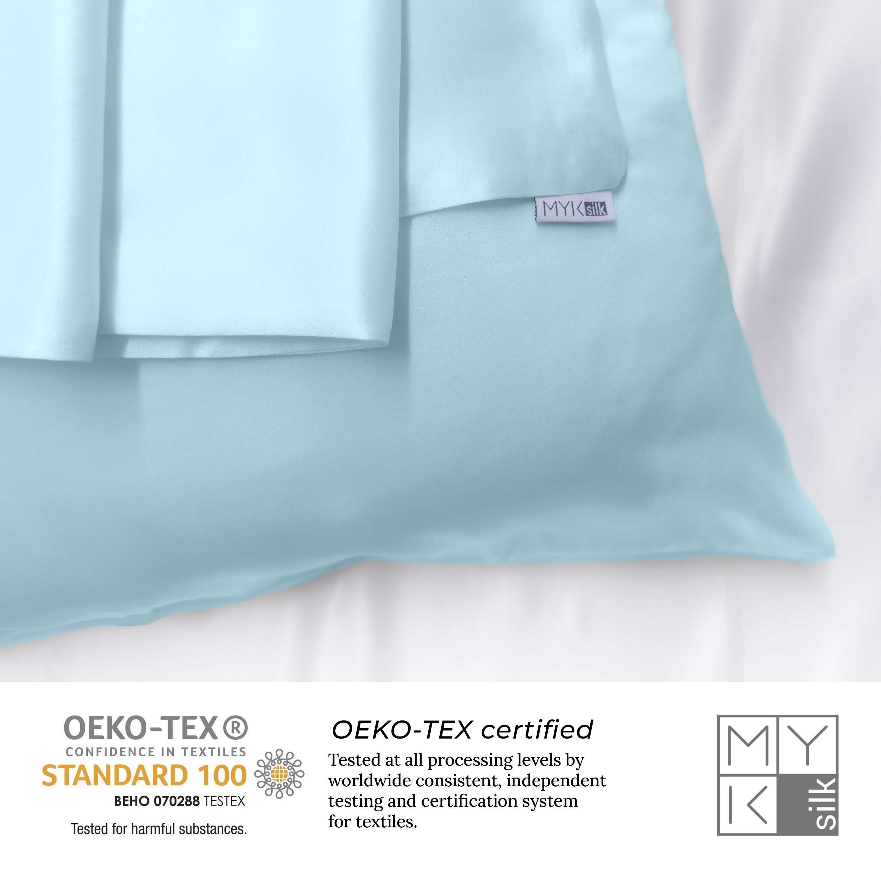 All Silk Products Certified by OEKO