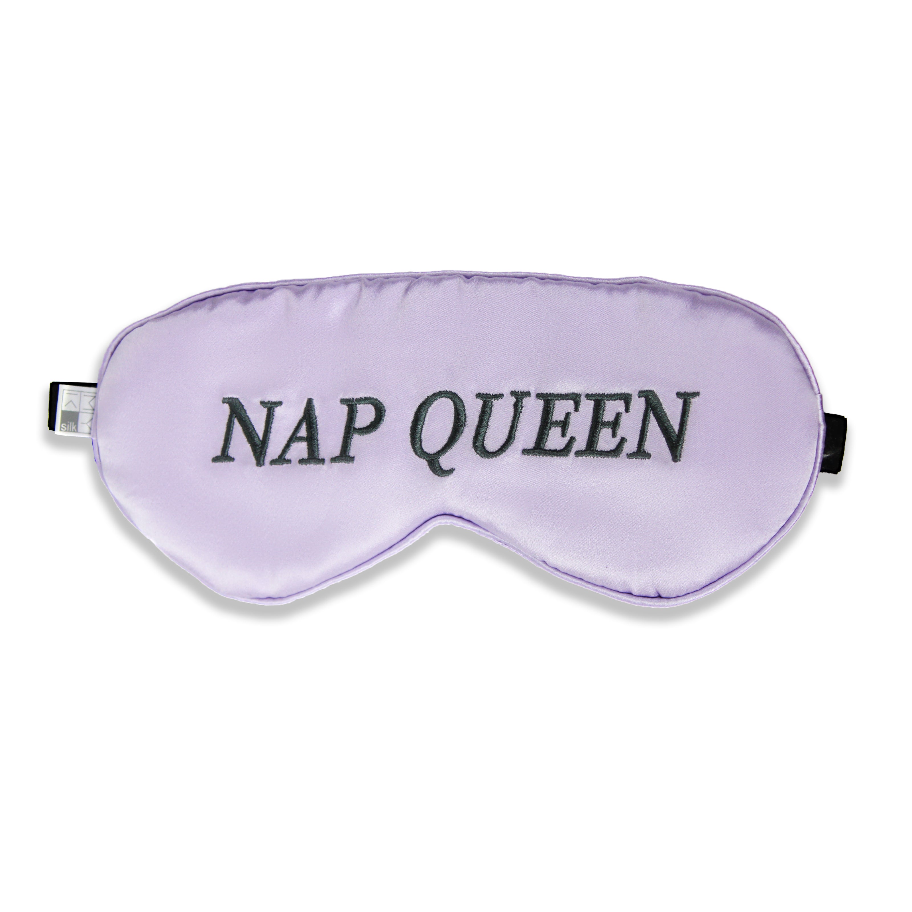 Embroidered Beauty Silk Eye Mask with Velvet Band - MYK Silk