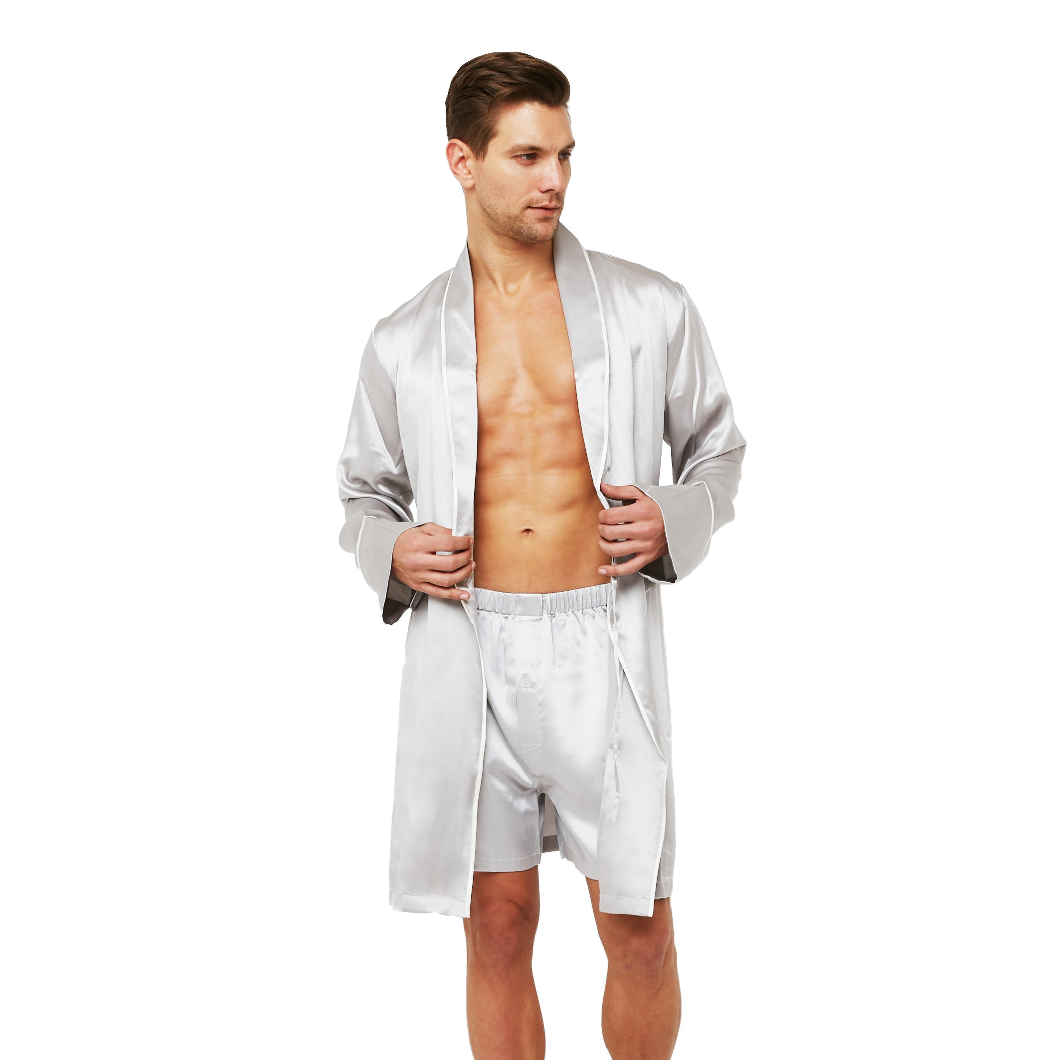 Mens silk sleeping online shorts